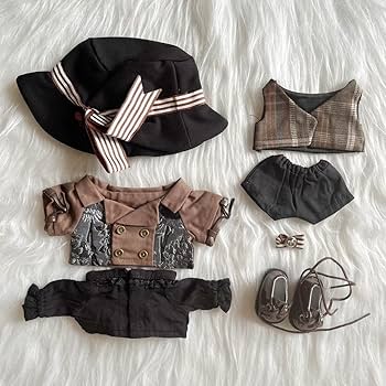 Amazon.co.jp: ぬいぐるみ服 着せ替え 20cm 制服 フルセット